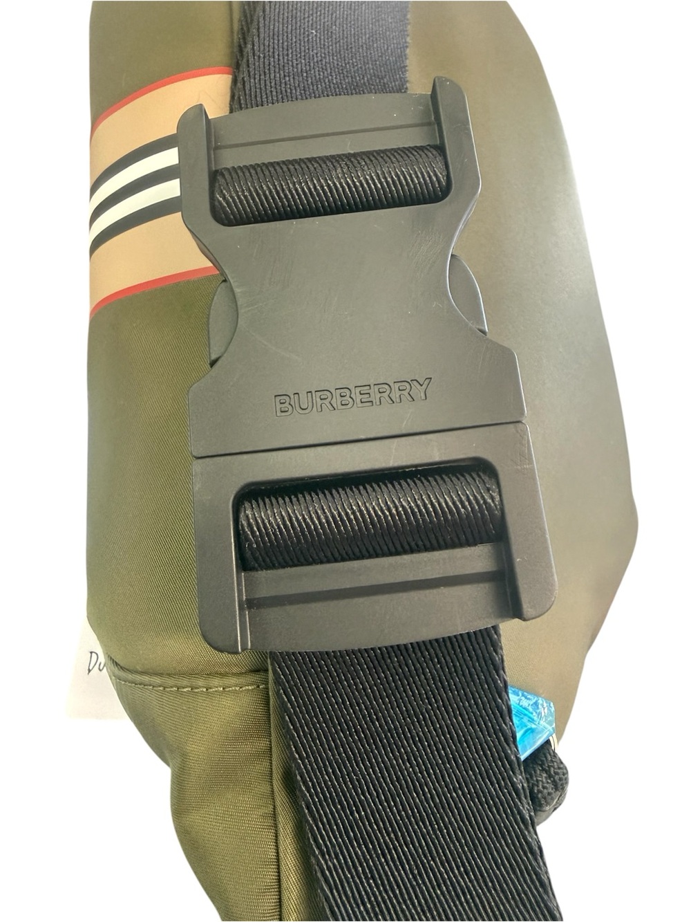 NWOT Burberry Olive Green Sonny Belt Bag Econyl Bum Bag - Picture 3 of 8